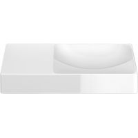 Clou Vale umywalka 45x19 cm prostokątna ścienna-nablatowa biała CL/03.03162.L