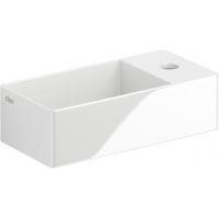 Clou New Flush umywalka 35x18 cm prostokątna ścienna-nablatowa biała CL/03.03430.01