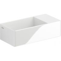Clou New Flush umywalka 35x18 cm prostokątna ścienna-nablatowa biała CL/03.03430