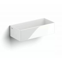 Clou New Flush umywalka 38x18 cm prostokątna ścienna-nablatowa biała CL/03.03431