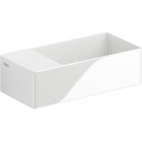 Clou New Flush umywalka 35x18 cm prostokątna ścienna-nablatowa biała CL/03.03432
