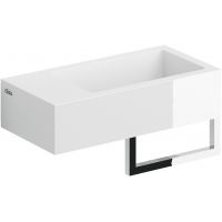 Clou Flush umywalka 36x18 cm prostokątna ścienna-nablatowa biała CL/03.08032.02