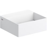 Clou New Flush umywalka 28x27 cm prostokątna ścienna-nablatowa biała CL/03.13410.02