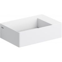 Clou New Flush umywalka 35,5x24,5 cm prostokątna ścienna-nablatowa biała CL/03.13420.02