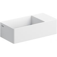 Clou New Flush umywalka 35x18 cm prostokątna ścienna-nablatowa biała CL/03.13430.02
