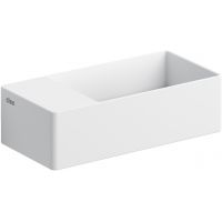 Clou New Flush umywalka 35x18 cm prostokątna ścienna-nablatowa biała CL/03.13432