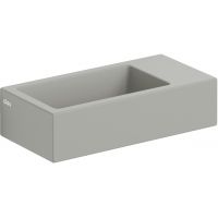 Clou Flush umywalka 36x18 cm prostokątna ścienna-nablatowa szara CL/03.32031