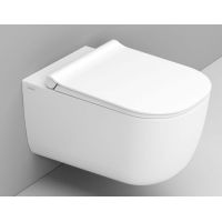 Ceramica Dolomite Mirto miska WC wisząca bez kołnierza biały połysk D462501