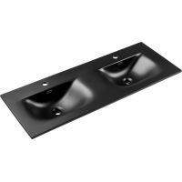 Comad Sky umywalka 121x46 cm prostokątna meblowa czarna SKY 1 BLACK MATT 120D DP ( E-8099-120D )