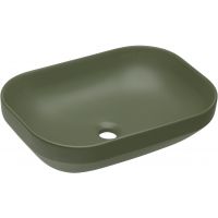 Comad Neli umywalka 50,4x35,2 cm prostokątna nablatowa zielona UN-NELI-MFG