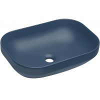 Comad Neli umywalka 50,4x35,2 cm prostokątna nablatowa niebieska UN-NELI-MNB