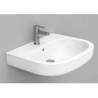 Ceramica Dolomite Mirto umywalka 68x51 cm owalna ścienna biała matowa D461041