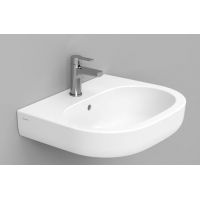 Ceramica Dolomite Mirto umywalka 60x48 cm owalna ścienna biała matowa D461241