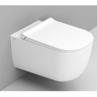 Ceramica Dolomite Mirto miska WC wisząca bez kołnierza biały mat D462541