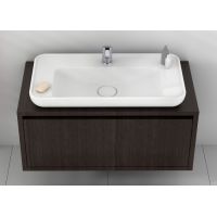 CeraStyle Lal umywalka 80x42 cm nablatowa / wpuszczana prostokątna biała 072400-u