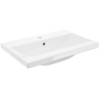 Defra Go umywalka 61x41 cm prostokątna meblowa biała 1052