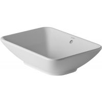 Duravit ME by Starck umywalka 55x42 cm nablatowa prostokątna biała 0334520000