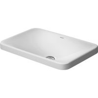 Duravit P3 Comforts umywalka 55x36 cm wpuszczana prostokątna biała 0377550000