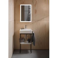 Duravit DuraSquare umywalka 45x35 cm meblowa prostokątna WonderGliss biała 07324500411