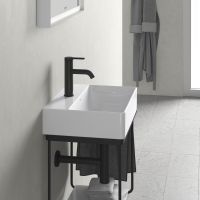 Duravit DuraSquare umywalka 45x35 cm meblowa prostokątna WonderGliss biała 07324500411