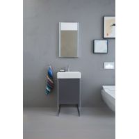 Duravit DuraSquare umywalka 45x35 cm meblowa prostokątna WonderGliss biała 07324500411