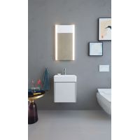 Duravit DuraSquare umywalka 45x35 cm meblowa prostokątna WonderGliss biała 07324500411