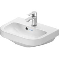 Duravit D-Code umywalka 45x33,5 cm półokrągła ścienna biała 07484500002