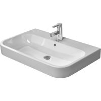 Duravit Happy D.2 umywalka 80x50,5 cm meblowa półokrągła biała 2318800000