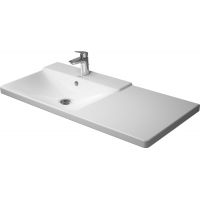Duravit P3 Comforts umywalka 105x49,5 cm prostokątna lewa biała 2333100000