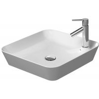 Duravit Cape Cod umywalka 46x46 cm nablatowa kwadratowa WonderGliss biała 23404600001