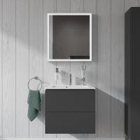 Duravit ME by Starck Compact umywalka 63x40 cm meblowa prostokątna biała 2342630000