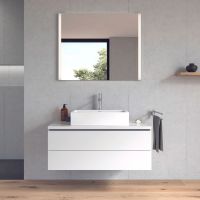 Duravit Vero Air umywalka 60x38 cm nablatowa prostokątna WonderGliss biała 23516000001
