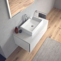 Duravit Vero Air umywalka 60x38 cm nablatowa prostokątna WonderGliss biała 23516000001