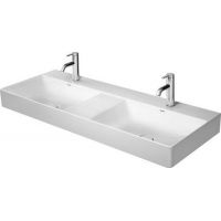Duravit DuraSquare umywalka 120x47 cm prostokątna ścienna-meblowa-podwójna biała 23531200411