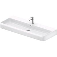 Duravit Qatego umywalka 120x47 cm meblowa prostokątna HygieneGlaze biały połysk 2382122000