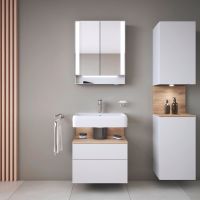 Duravit Qatego umywalka 60x47 cm meblowa prostokątna HygieneGlaze biały połysk 2382602000