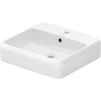 Duravit Qatego umywalka 50x47 cm prostokątna nablatowa biała 2385502027