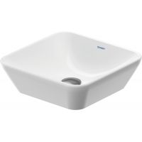 Duravit D-Neo umywalka 40x40 cm kwadratowa nablatowa biała 2397400070