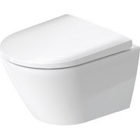Zestaw Duravit D-Neo Compact miska WC wisząca Rimless WonderGliss z deską wolnoopadającą biała (25880900001, 0021690000)
