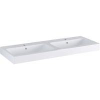 Geberit iCon umywalka 120x48 cm podwójna prostokątna KeraTect biała 124120600