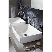Geberit Variform umywalka 55x40 cm nablatowa prostokątna KeraTect biała 500.779.00.2