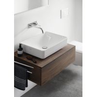 Geberit Variform umywalka 55x40 cm nablatowa prostokątna KeraTect biała 500.779.00.2