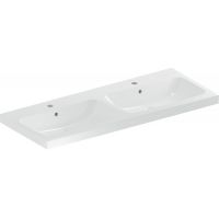 Geberit iCon Light umywalka 120x48 cm podwójna prostokątna KeraTect biała 501.838.00.2
