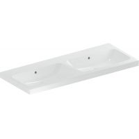 Geberit iCon Light umywalka 120x48 cm podwójna prostokątna KeraTect biała 501.838.00.4