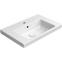 GSI Norm umywalka 60x40 cm prostokątna ścienna biała 8636111