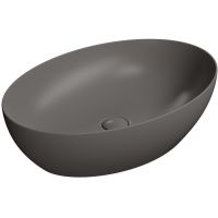 GSI Pura umywalka 60x42 cm nablatowa owalna bistro mat 884216