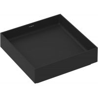 Hansgrohe Xuniva Evo E umywalka 40x40 cm nablatowa czarny mat 60324670