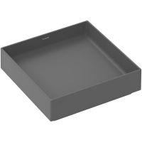 Hansgrohe Xuniva Evo E umywalka 40x40 cm nablatowa szary łupek mat 60324760