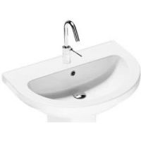 Hatria Erika Pro Q umywalka 62x46 cm owalna ścienna biała 00YXJE01