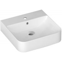 Isvea Sott Aqua umywalka 51x50 cm ścienna prostokątna biała 10SQ51051